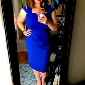 Cobalt Blue Calvin Klein dress